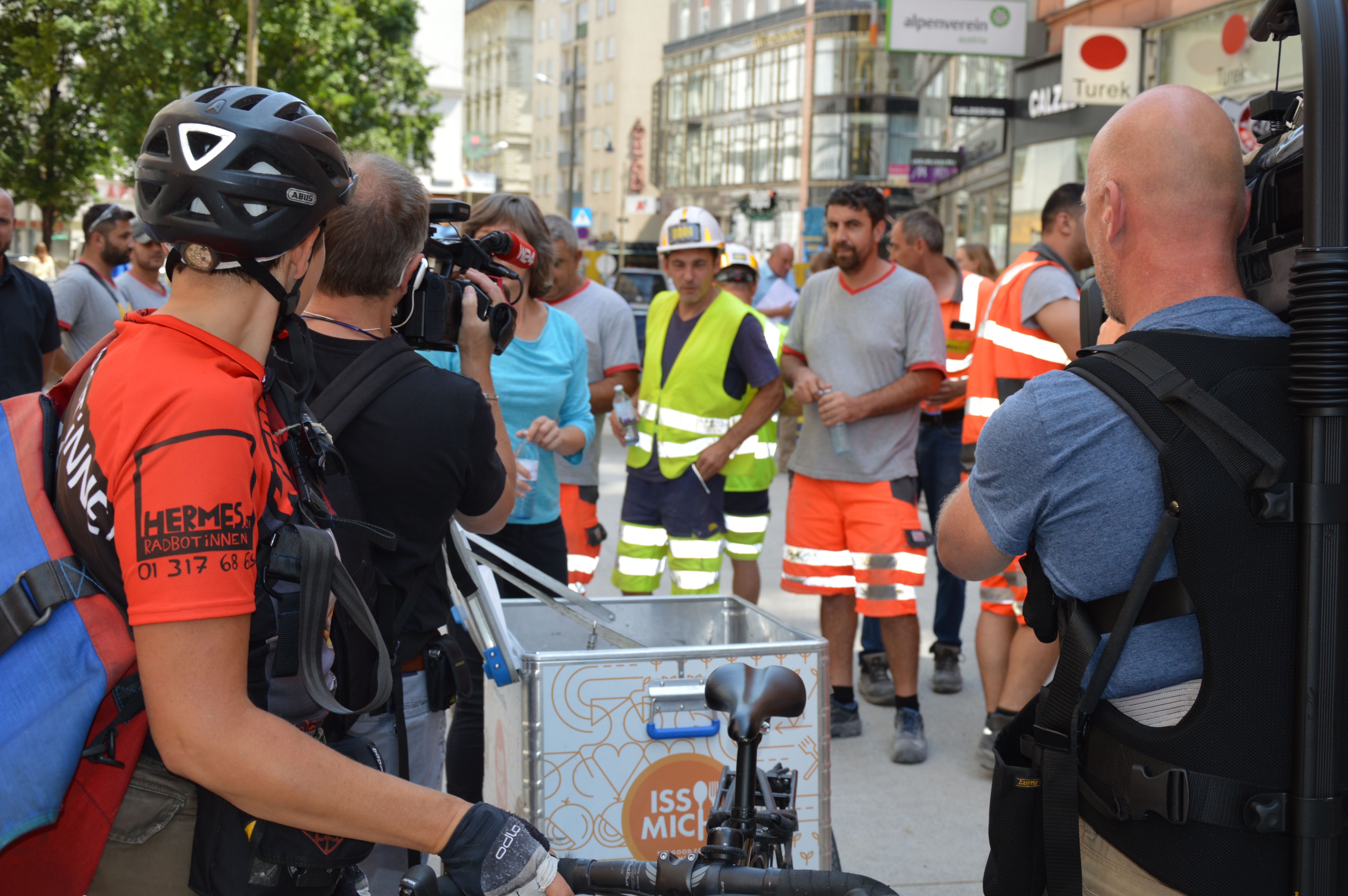 Hermitische Reifen befahren neue Rotenturmstraße